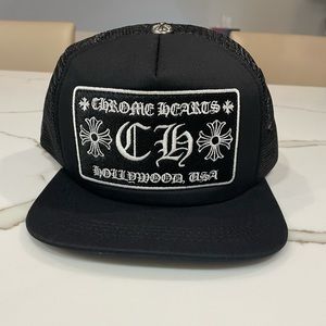 Brand new Chrome Hearts Hat Black Trucker Cap